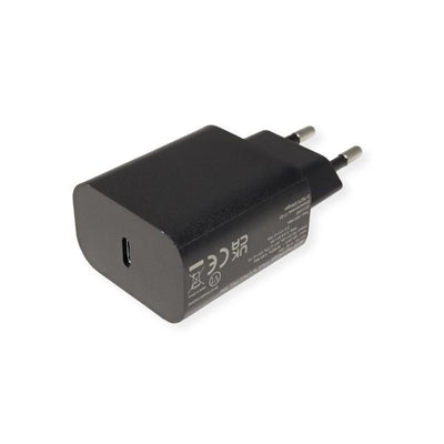VALUE CARICATORE DA PARETE 1 PORTA TYPE C 25W NERO [19.99.1094]