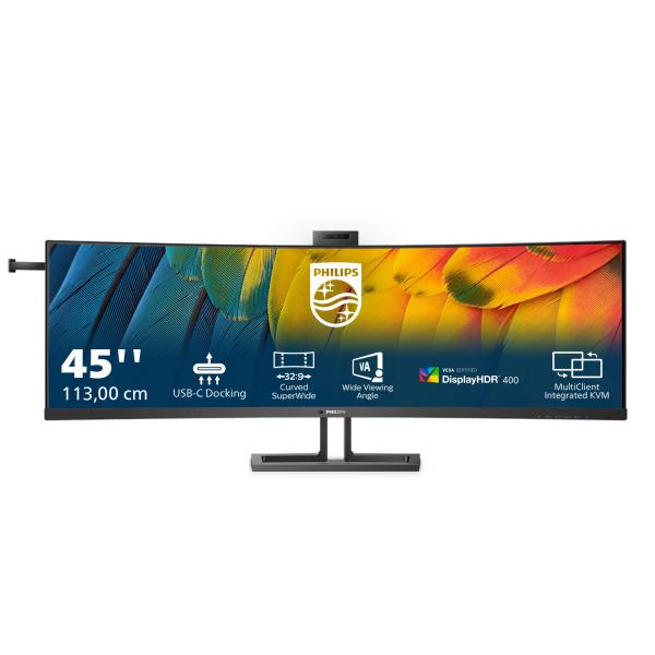 Philips Serie 6000 45B1U6900CH/00 Monitor PC 113 cm (44.5") 5120 x 1440 Pixel UltraWide Dual Quad HD LED Nero [45B1U6900CH/00]