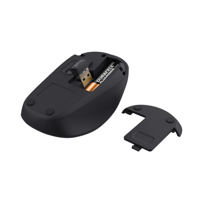 TRUST MOUSE YVI WIRELESS, ECO, ROSSO [24550]