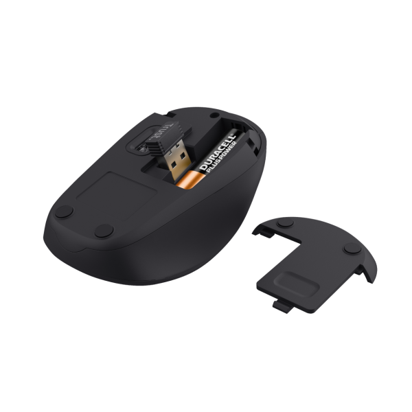 TRUST MOUSE YVI WIRELESS, ECO, ROSSO [24550]