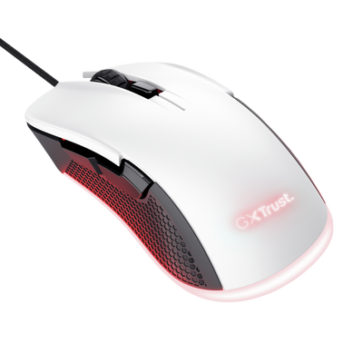 TRUST MOUSE GAMING RGB CABLATO 7.200 DPI, 6 PULSANTI PROGRAMMABILI - PLASTICA RICICLATA 68 - GXT 92 [24730]