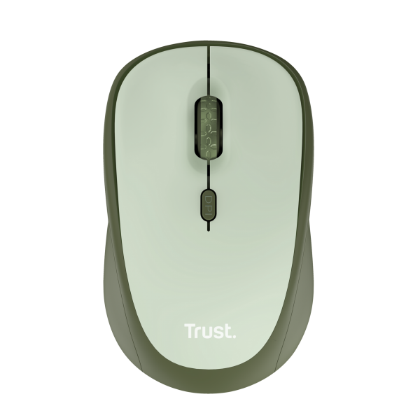 TRUST MOUSE YVI WIRELESS ECO, VERDE [24552]