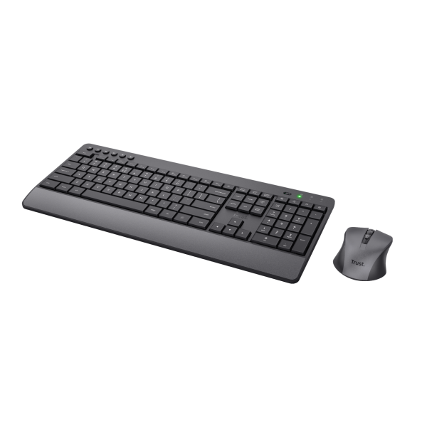 TRUST BUNDLE TREZO TASTIERA + MOUSE WIRELESS ECO IT [24530]