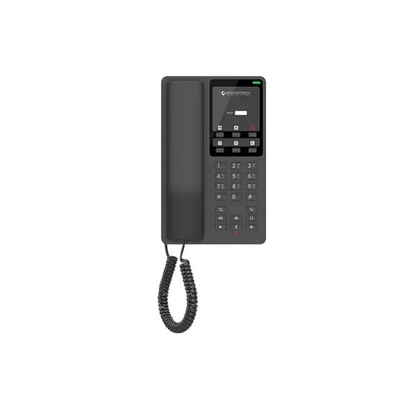 Grandstream GHP630 - Compact Hotel IP Phone, 2 SIP accounts, 2 lines, 1x Ethernet 10/100 PoE, 480x320 (3.5") Color LCD, no PSU, White [GHP630]
