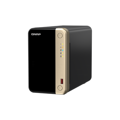 Qnap Intel Celeron N5095 2 GHz - NAS Tower - 2 x 3.5 inch SATA 6Gb/s - 8GB [TS-264-8G]
