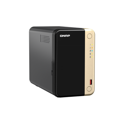 Qnap Intel Celeron N5095 2 GHz - NAS Tower - 2 x 3.5 inch SATA 6Gb/s - 8GB [TS-264-8G]