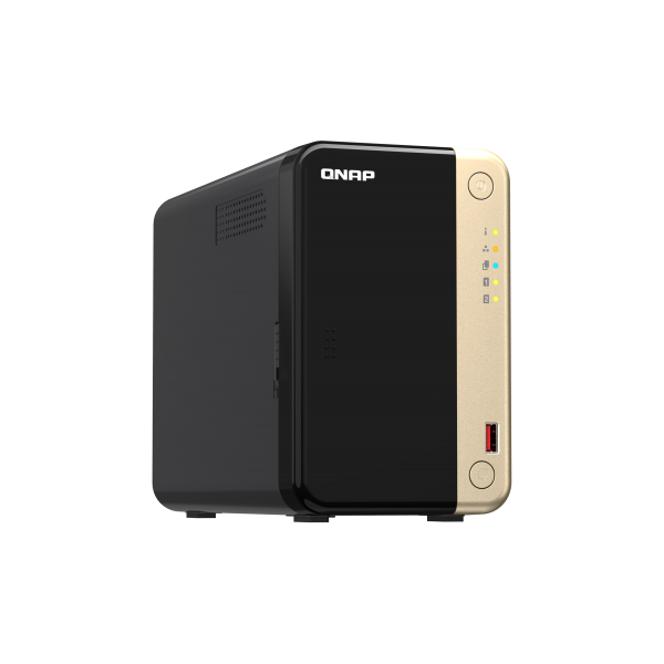 Qnap Intel Celeron N5095 2 GHz - NAS Tower - 2 x 3.5 inch SATA 6Gb/s - 8GB [TS-264-8G]
