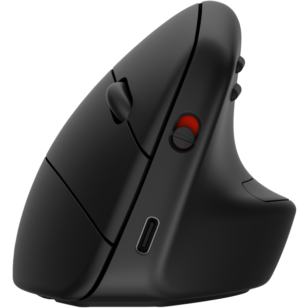 Hp 920 Ergo Vertical Wireless Mouse - Black [6H1A4AA#ABB]