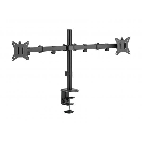 Equip 17 inch - 32 inch Articulating Desk Mount Dual Monitor Bracket [650157]