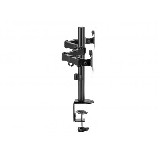 Equip 17 inch - 32 inch Articulating Desk Mount Dual Monitor Bracket [650157]