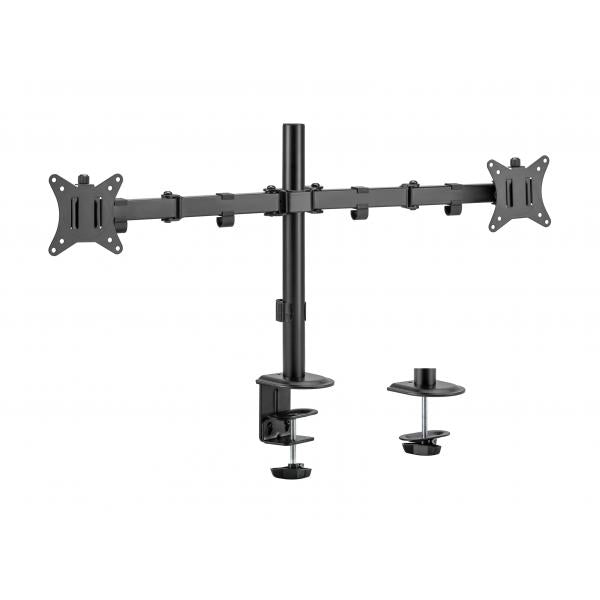 Equip 17 inch - 32 inch Articulating Desk Mount Dual Monitor Bracket [650157]