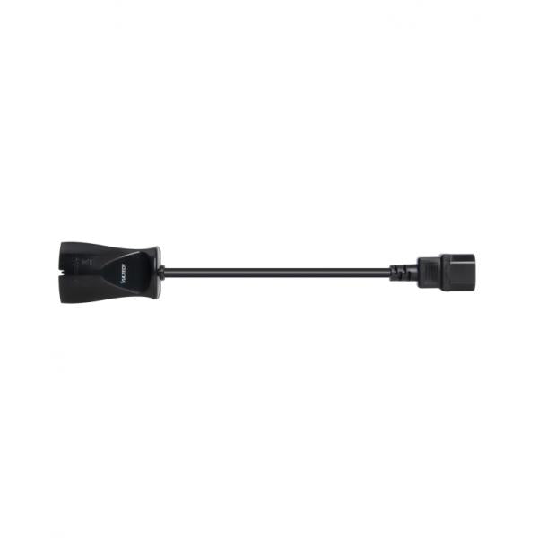 VULTECH CAVO ADATTATORE DI ALIMENTAZIONE IEC14 MASCHIO A PRESA BIPASSO/SCHUKO [MU-UPS02]