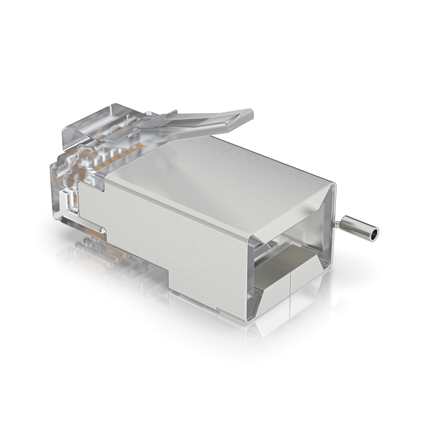 Ubiquiti- RJ45 Male connector with shielding - Surge Protection Connector SHD -Renamed from TC-CON - pacco da 100 [UISP-Connector-SHD]
