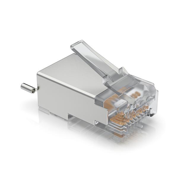 Ubiquiti- RJ45 Male connector with shielding - Surge Protection Connector SHD -Renamed from TC-CON - pacco da 100 [UISP-Connector-SHD]