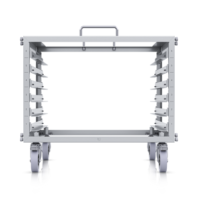 Ubiquiti - U-Rack-6U-TL - 6U-sized device rack with a 24-port blank patch panel, Lockable casters [U-Rack-6U-TL]