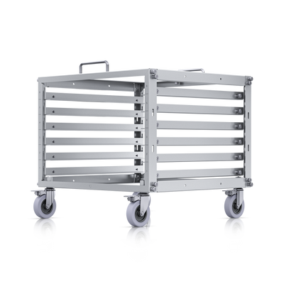 Ubiquiti - U-Rack-6U-TL - 6U-sized device rack with a 24-port blank patch panel, Lockable casters [U-Rack-6U-TL]