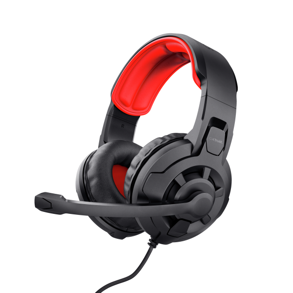 Trust 24761 cuffia e auricolare Cablato A Padiglione Giocare Nero, Rosso [24761]