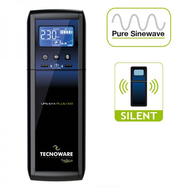 TECNOWARE UPS EXA PLUS 1100 IEC TOGETHER ON [FGCEXAPL1102IEC]