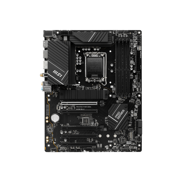 MSI MB B760, PRO B760-P WIFI DDR4, LGA 1700, 4DDR4, 5PCI-Ex16, 3M.2, 4SATA3.0 [PRO B760-P WIFI DDR4]