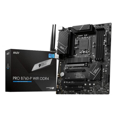 MSI MB B760, PRO B760-P WIFI DDR4, LGA 1700, 4DDR4, 5PCI-Ex16, 3M.2, 4SATA3.0 [PRO B760-P WIFI DDR4]