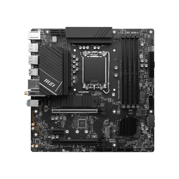 MSI PRO B760M-A WIFI DDR4 scheda madre Intel B760 LGA 1700 micro ATX [PROB760M-AWIFIDDR4]