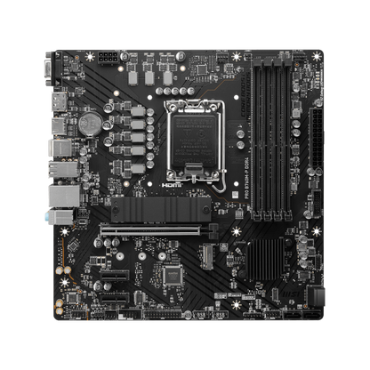 MSI MB B760, PRO B760M-P DDR4, LGA 1700, 4DDR4, 1PCI-Ex16, 2PCI-Ex1, 2M.2, 4SATA3, MATX [PRO B760M-P DDR4]
