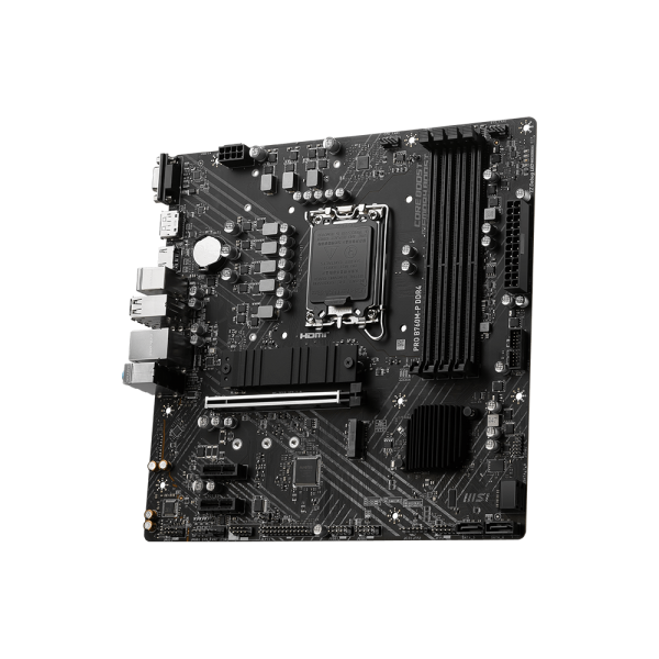 MSI MB B760, PRO B760M-P DDR4, LGA 1700, 4DDR4, 1PCI-Ex16, 2PCI-Ex1, 2M.2, 4SATA3, MATX [PRO B760M-P DDR4]