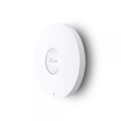 TP-Link - EAP613 - AX1800 Ceiling Mount Dual-Band Wi-Fi 6 Access Point, 1x Gigabit RJ45 Port, 574Mbps at 2.4 GHz + 1201 Mbps at 5 GHz, 802.3at POE and 12V DC (Power Adapter is not included), 2x Inter [EAP613]