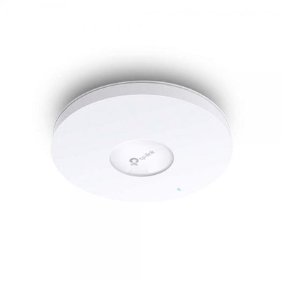 TP-Link - EAP613 - AX1800 Ceiling Mount Dual-Band Wi-Fi 6 Access Point, 1x Gigabit RJ45 Port, 574Mbps at 2.4 GHz + 1201 Mbps at 5 GHz, 802.3at POE and 12V DC (Power Adapter is not included), 2x Inter [EAP613]