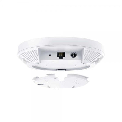 TP-Link - EAP613 - AX1800 Ceiling Mount Dual-Band Wi-Fi 6 Access Point, 1x Gigabit RJ45 Port, 574Mbps at 2.4 GHz + 1201 Mbps at 5 GHz, 802.3at POE and 12V DC (Power Adapter is not included), 2x Inter [EAP613]