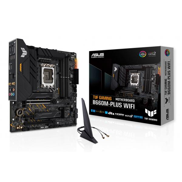 ASUS TUF GAMING B660M-PLUS WIFI Intel B660 LGA 1700 micro ATX [90MB1AZ0-M1EAY0]