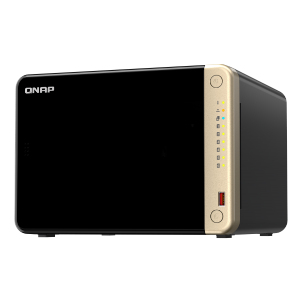 QNAP NAS TS-664 Tower 6-Bay CPU Celeronr N5105/N5095 quad-core + 8 GB DDR4 6x SATA 2,5"/3,5" + 2X M. [TS-664-8G]
