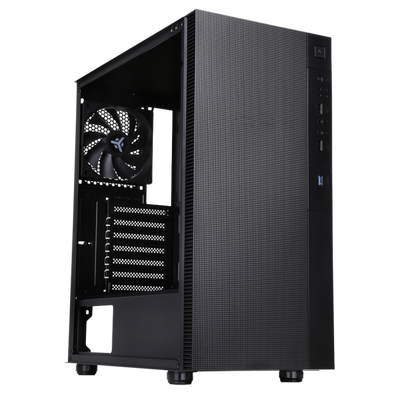 ITEK CASE SYLENT 03 - SILENT MIDDLE TOWER, USB3, 3X12CM FAN, RIVEST. FONOASSORBENTE [ITGCSY03N]
