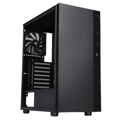 ITEK CASE SYLENT 03 - SILENT MIDDLE TOWER, USB3, 3X12CM FAN, RIVEST. FONOASSORBENTE [ITGCSY03N]
