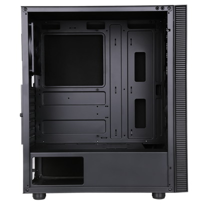 ITEK CASE SYLENT 03 - SILENT MIDDLE TOWER, USB3, 3X12CM FAN, RIVEST. FONOASSORBENTE [ITGCSY03N]