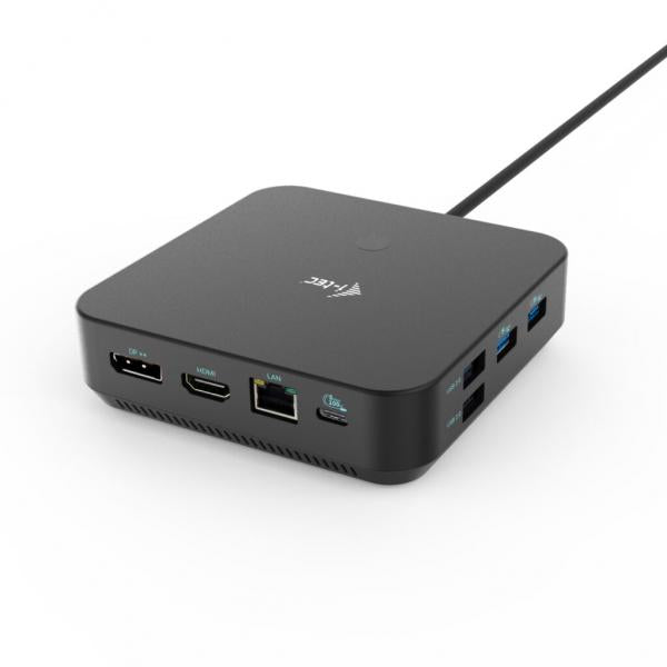 i-tec USB-C HDMI Dual DP Docking Station with Power Delivery 100 W + Universal Charger 100 W [C31TRI4KDPDPRO100]