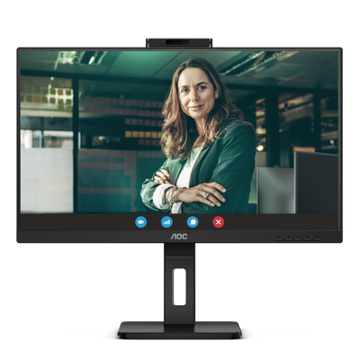 AOC MONITOR 27 LED IPS QHD 16:9 4MS 350 CDM, WEBCAM, PIVOT, DP/2HDMI, MULTIMEDIALE, SCAT APERTA [Q27P3QW_A]