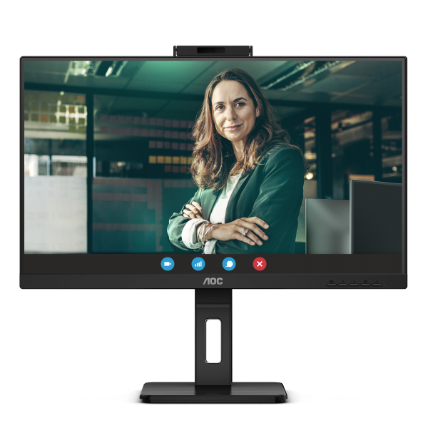 AOC MONITOR 27 LED IPS QHD 16:9 4MS 350 CDM, WEBCAM, PIVOT, DP/2HDMI, MULTIMEDIALE, SCAT APERTA [Q27P3QW_A]