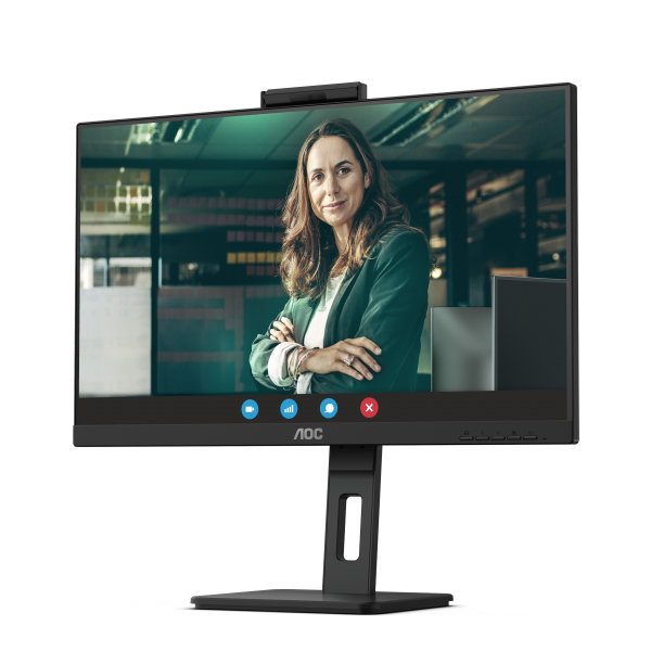 AOC MONITOR 27 LED IPS QHD 16:9 4MS 350 CDM, WEBCAM, PIVOT, DP/2HDMI, MULTIMEDIALE, SCAT APERTA [Q27P3QW_A]
