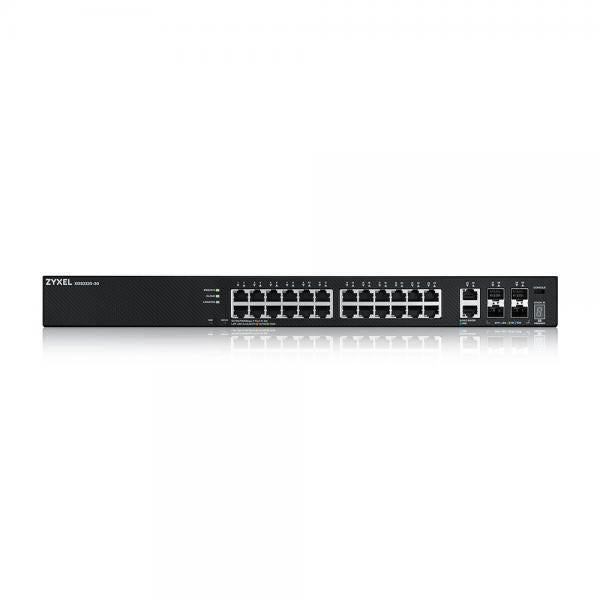 ZYXEL SWITCH MANAGED LAYER 3 LITE, 24X GB, 2X 10G, 4 SFP+, RACK, NFLEX [XGS2220-30-EU0101F]