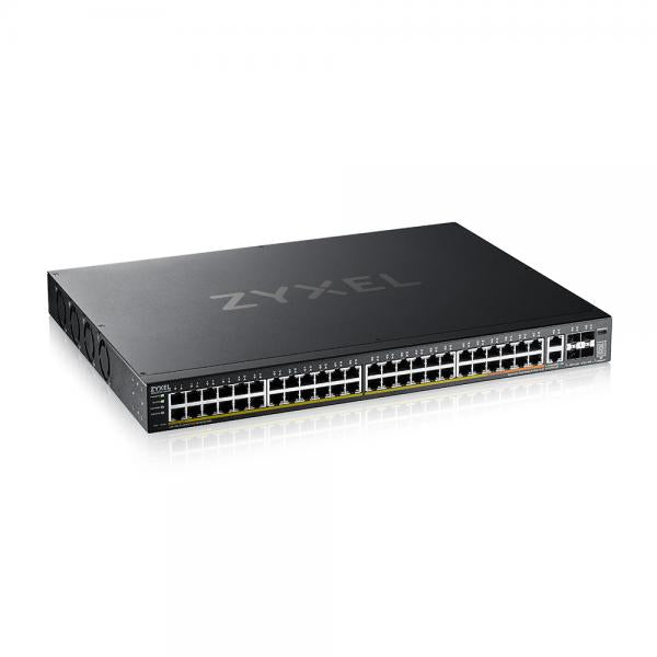 ZYXEL SWITCH MANAGED LAYER 3 LITE, 48X GBPOE , 2X 10GPOE 600W, 4 SFP+, RACK, NFLEX [XGS2220-54HP-EU0101F]