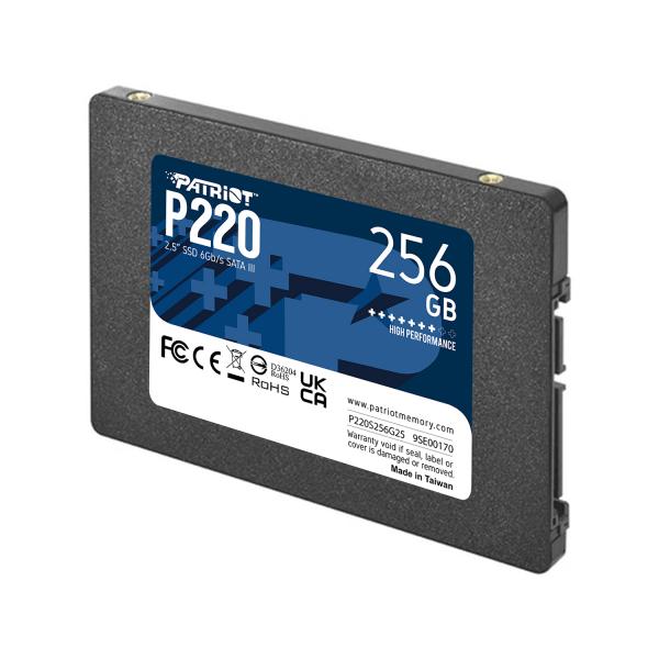 PATRIOT SSD INTERNO P220 256GB 2,5" SATA 6GB/S R/W 500/490 [P220S256G25]