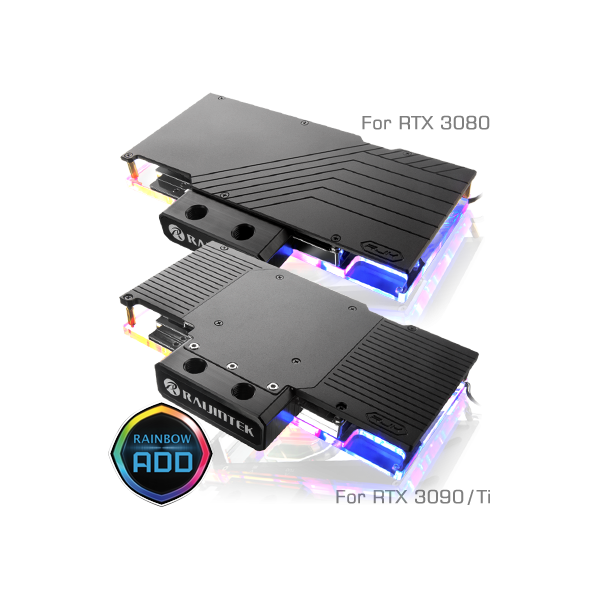 RAIJINTEK WATER BLOCK SAMOS NV3080 RBW FOR VGA WITYH ALU 5V ARGB [0R10B00224]