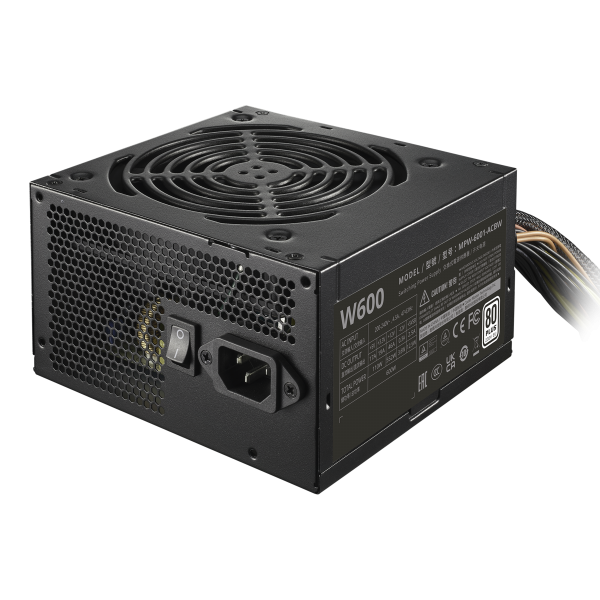 Cooler Master Elite NEX White 230V 600 alimentatore per computer 600 W 24-pin ATX ATX Nero [MPW-6001-ACBW-BEU]