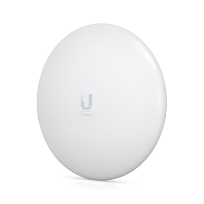 Ubiquiti - Wave-LR-EU - 60 GHz PtMP station, Max. total throughput: 2 Gbps (1.5 Gbps duplex), 5 GHz weatherproof backup radio (Max. throughput: 800 Mbps), (1) GbE RJ45 port, Integrated GPS & Bluetooth [Wave-LR-EU]