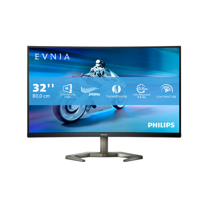 PHILIPS MONITOR GAMING CURVO 32 LED VA 16:9 FHD 0,5MS 300 CDM 240HZ ALTEZZA DP/HDMI [32M1C5200W]