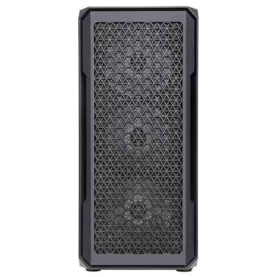 ITEK CASE SIX TRIANGLE - GAMING MIDDLE TOWER, 4X12CM ARGB FAN, USB3, SIDE PANEL TEMP GLASS [ITGCAST33B]