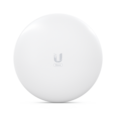 Ubiquiti - Wave-Nano-EU - 60 GHz PtMP station, Max. total throughput: 2 Gbps (1.5 Gbps duplex), 5 GHz weatherproof backup radio (Max. throughput: 800 Mbps), (1) GbE RJ45 port, Integrated GPS & Bluetoo [Wave-Nano-EU]