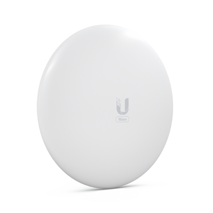 Ubiquiti - Wave-Nano-EU - 60 GHz PtMP station, Max. total throughput: 2 Gbps (1.5 Gbps duplex), 5 GHz weatherproof backup radio (Max. throughput: 800 Mbps), (1) GbE RJ45 port, Integrated GPS & Bluetoo [Wave-Nano-EU]
