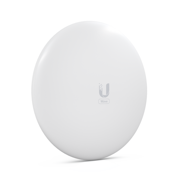 Ubiquiti - Wave-Nano-EU - 60 GHz PtMP station, Max. total throughput: 2 Gbps (1.5 Gbps duplex), 5 GHz weatherproof backup radio (Max. throughput: 800 Mbps), (1) GbE RJ45 port, Integrated GPS & Bluetoo [Wave-Nano-EU]